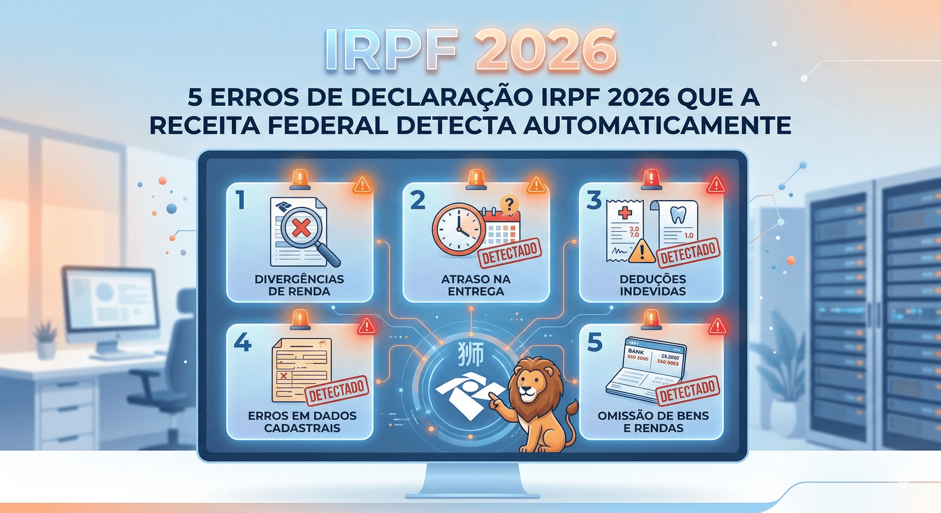 5 Erros de Declaração IRPF que a Receita Federal Detecta Automaticamente